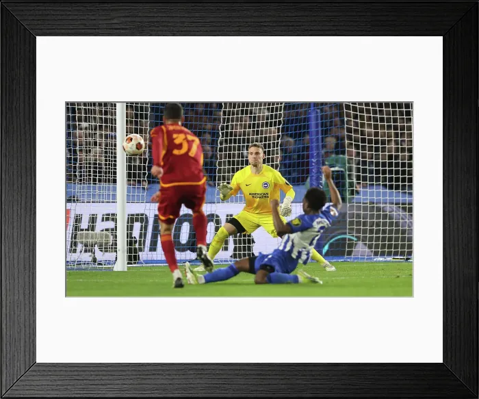 Framed Print : Brighton and Hove Albion v AS Roma Europa League - Round of 16, leg 2 of 2 14MAR24 Framed Print : Brighton and Hove Albion v AS Roma Europa League - Round of 16, leg 2 of 2 14MAR24