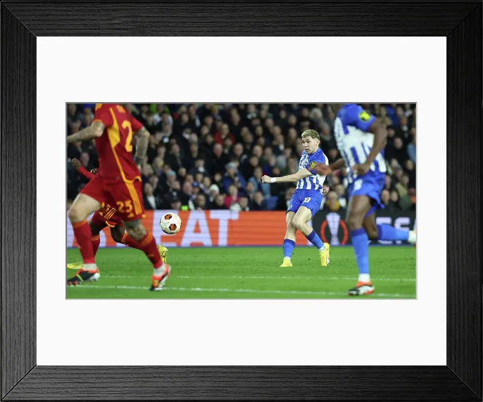 Framed Print : Brighton and Hove Albion v AS Roma Europa League - Round of 16, leg 2 of 2 14MAR24 Framed Print : Brighton and Hove Albion v AS Roma Europa League - Round of 16, leg 2 of 2 14MAR24