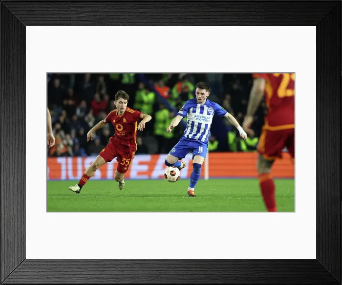 Framed Print : Brighton and Hove Albion v AS Roma Europa League - Round of 16, leg 2 of 2 14MAR24 Framed Print : Brighton and Hove Albion v AS Roma Europa League - Round of 16, leg 2 of 2 14MAR24