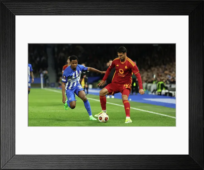 Framed Print : Brighton and Hove Albion v AS Roma Europa League - Round of 16, leg 2 of 2 14MAR24 Framed Print : Brighton and Hove Albion v AS Roma Europa League - Round of 16, leg 2 of 2 14MAR24
