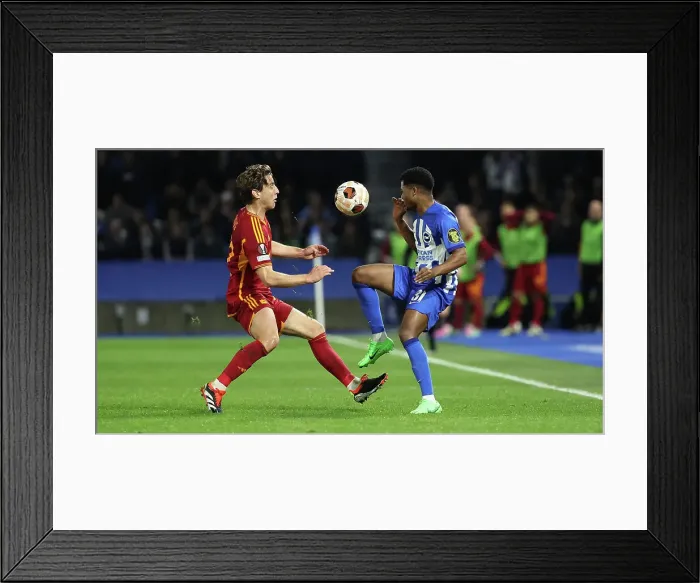 Framed Print : Brighton and Hove Albion v AS Roma Europa League - Round of 16, leg 2 of 2 14MAR24 Framed Print : Brighton and Hove Albion v AS Roma Europa League - Round of 16, leg 2 of 2 14MAR24