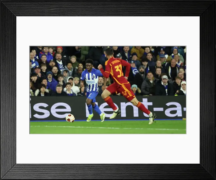 Framed Print : Brighton and Hove Albion v AS Roma Europa League - Round of 16, leg 2 of 2 14MAR24 Framed Print : Brighton and Hove Albion v AS Roma Europa League - Round of 16, leg 2 of 2 14MAR24