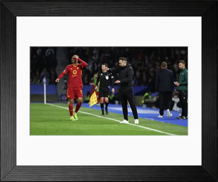 Framed Print : Brighton and Hove Albion v AS Roma Europa League - Round of 16, leg 2 of 2 14MAR24 Framed Print : Brighton and Hove Albion v AS Roma Europa League - Round of 16, leg 2 of 2 14MAR24