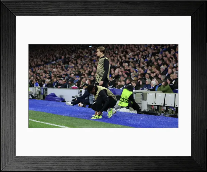Framed Print : Brighton and Hove Albion v AS Roma Europa League - Round of 16, leg 2 of 2 14MAR24