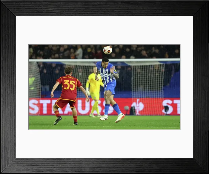 Framed Print : Brighton and Hove Albion v AS Roma Europa League - Round of 16, leg 2 of 2 14MAR24 Framed Print : Brighton and Hove Albion v AS Roma Europa League - Round of 16, leg 2 of 2 14MAR24