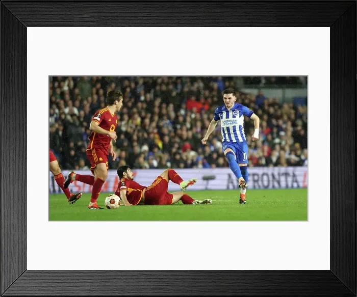 Framed Print : Brighton and Hove Albion v AS Roma Europa League - Round of 16, leg 2 of 2 14MAR24 Framed Print : Brighton and Hove Albion v AS Roma Europa League - Round of 16, leg 2 of 2 14MAR24