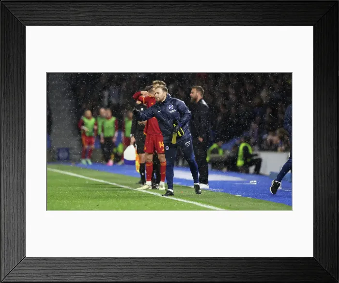 Framed Print : Brighton and Hove Albion v AS Roma Europa League - Round of 16, leg 2 of 2 14MAR24 Framed Print : Brighton and Hove Albion v AS Roma Europa League - Round of 16, leg 2 of 2 14MAR24