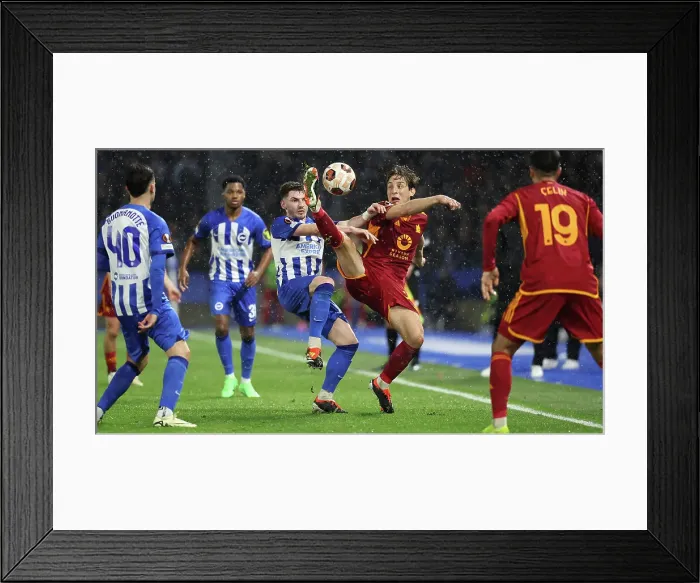 Framed Print : Brighton and Hove Albion v AS Roma Europa League - Round of 16, leg 2 of 2 14MAR24 Framed Print : Brighton and Hove Albion v AS Roma Europa League - Round of 16, leg 2 of 2 14MAR24