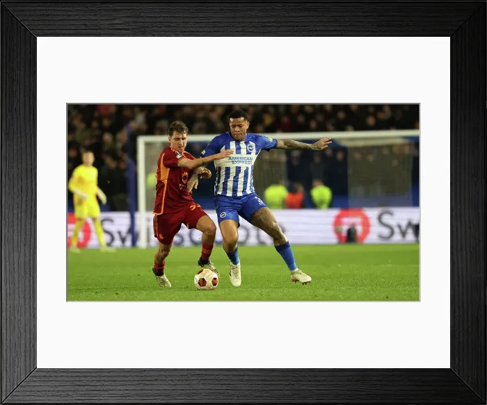 Framed Print : Brighton and Hove Albion v AS Roma Europa League - Round of 16, leg 2 of 2 14MAR24 Framed Print : Brighton and Hove Albion v AS Roma Europa League - Round of 16, leg 2 of 2 14MAR24