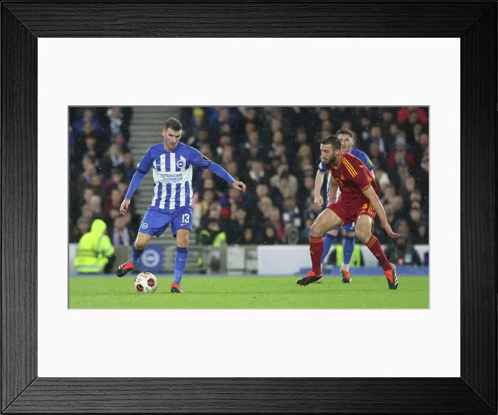 Framed Print : Brighton and Hove Albion v AS Roma Europa League - Round of 16, leg 2 of 2 14MAR24 Framed Print : Brighton and Hove Albion v AS Roma Europa League - Round of 16, leg 2 of 2 14MAR24
