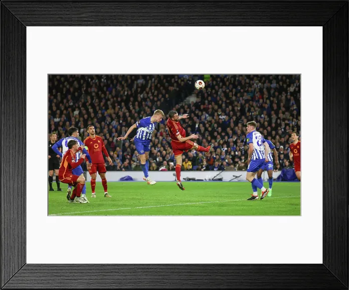 Framed Print : Brighton and Hove Albion v AS Roma Europa League - Round of 16, leg 2 of 2 14MAR24 Framed Print : Brighton and Hove Albion v AS Roma Europa League - Round of 16, leg 2 of 2 14MAR24