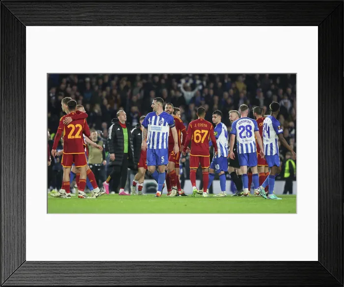 Framed Print : Brighton and Hove Albion v AS Roma Europa League - Round of 16, leg 2 of 2 14MAR24 Framed Print : Brighton and Hove Albion v AS Roma Europa League - Round of 16, leg 2 of 2 14MAR24