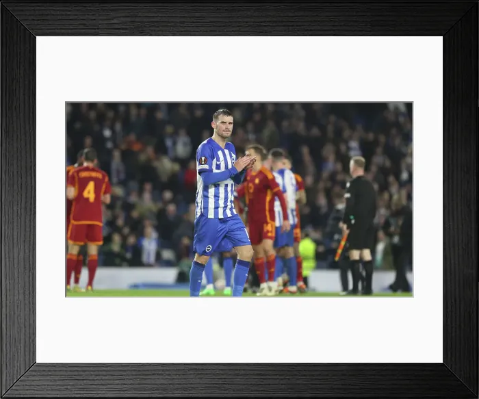 Framed Print : Brighton and Hove Albion v AS Roma Europa League - Round of 16, leg 2 of 2 14MAR24 Framed Print : Brighton and Hove Albion v AS Roma Europa League - Round of 16, leg 2 of 2 14MAR24