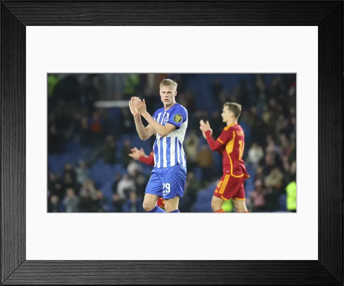 Framed Print : Brighton and Hove Albion v AS Roma Europa League - Round of 16, leg 2 of 2 14MAR24 Framed Print : Brighton and Hove Albion v AS Roma Europa League - Round of 16, leg 2 of 2 14MAR24