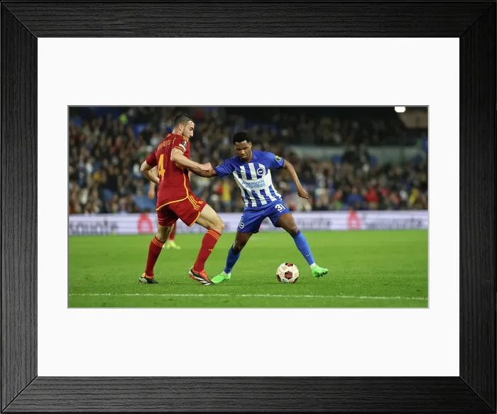 Framed Print : Brighton and Hove Albion v AS Roma Europa League - Round of 16, leg 2 of 2 14MAR24 Framed Print : Brighton and Hove Albion v AS Roma Europa League - Round of 16, leg 2 of 2 14MAR24