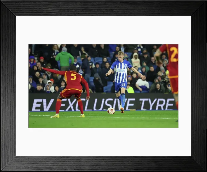 Framed Print : Brighton and Hove Albion v AS Roma Europa League - Round of 16, leg 2 of 2 14MAR24 Framed Print : Brighton and Hove Albion v AS Roma Europa League - Round of 16, leg 2 of 2 14MAR24