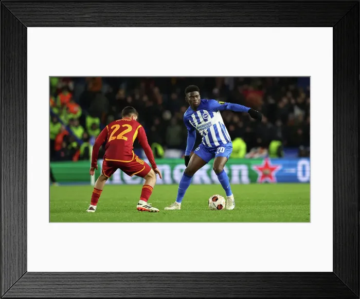 Framed Print : Brighton and Hove Albion v AS Roma Europa League - Round of 16, leg 2 of 2 14MAR24 Framed Print : Brighton and Hove Albion v AS Roma Europa League - Round of 16, leg 2 of 2 14MAR24