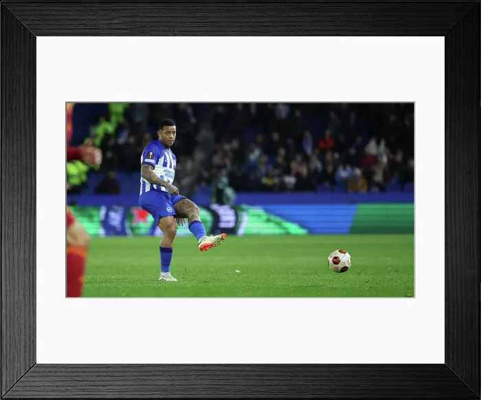 Framed Print : Brighton and Hove Albion v AS Roma Europa League - Round of 16, leg 2 of 2 14MAR24