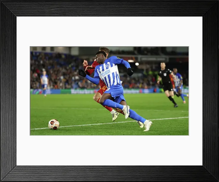 Framed Print : Brighton and Hove Albion v AS Roma Europa League - Round of 16, leg 2 of 2 14MAR24 Framed Print : Brighton and Hove Albion v AS Roma Europa League - Round of 16, leg 2 of 2 14MAR24