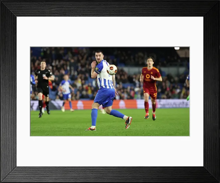 Framed Print : Brighton and Hove Albion v AS Roma Europa League - Round of 16, leg 2 of 2 14MAR24 Framed Print : Brighton and Hove Albion v AS Roma Europa League - Round of 16, leg 2 of 2 14MAR24