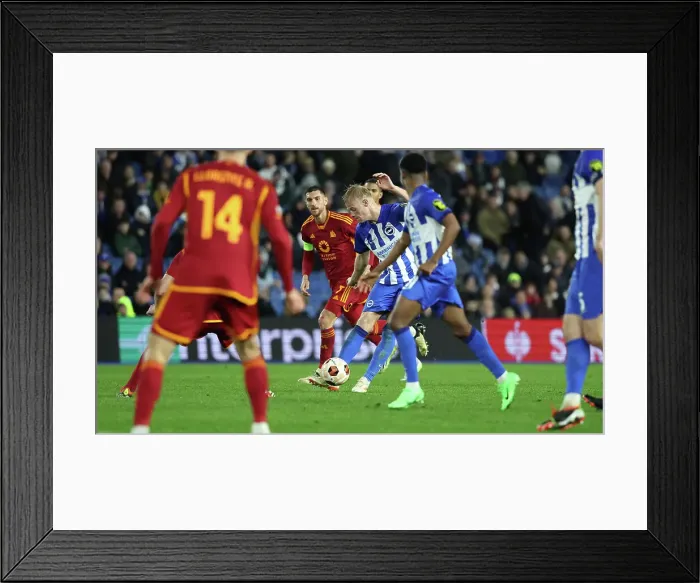 Framed Print : Brighton and Hove Albion v AS Roma Europa League - Round of 16, leg 2 of 2 14MAR24 Framed Print : Brighton and Hove Albion v AS Roma Europa League - Round of 16, leg 2 of 2 14MAR24