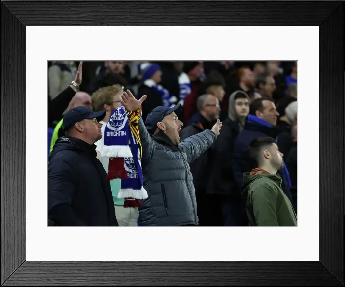 Framed Print : Brighton and Hove Albion v AS Roma Europa League - Round of 16, leg 2 of 2 14MAR24 Framed Print : Brighton and Hove Albion v AS Roma Europa League - Round of 16, leg 2 of 2 14MAR24