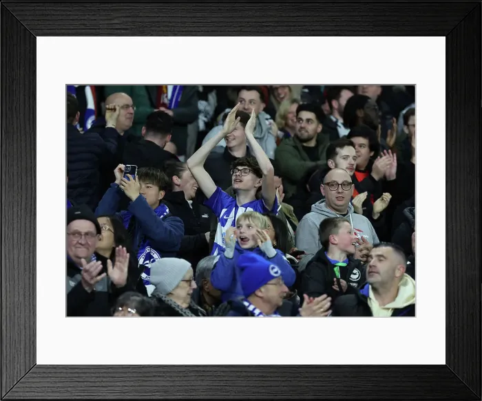 Framed Print : Brighton and Hove Albion v AS Roma Europa League - Round of 16, leg 2 of 2 14MAR24 Framed Print : Brighton and Hove Albion v AS Roma Europa League - Round of 16, leg 2 of 2 14MAR24