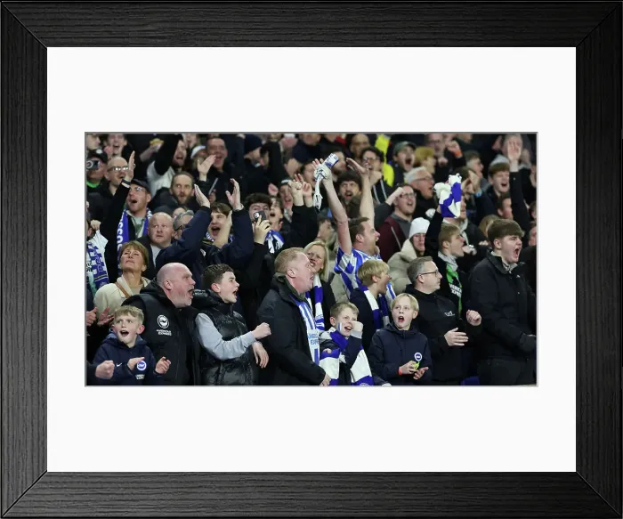 Framed Print : Brighton and Hove Albion v AS Roma Europa League - Round of 16, leg 2 of 2 14MAR24 Framed Print : Brighton and Hove Albion v AS Roma Europa League - Round of 16, leg 2 of 2 14MAR24