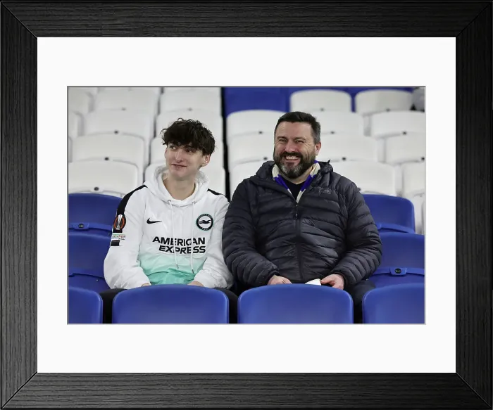 Framed Print : Brighton and Hove Albion v AS Roma Europa League - Round of 16, leg 2 of 2 14MAR24 Framed Print : Brighton and Hove Albion v AS Roma Europa League - Round of 16, leg 2 of 2 14MAR24
