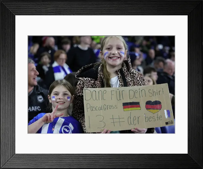 Framed Print : Brighton and Hove Albion v AS Roma Europa League - Round of 16, leg 2 of 2 14MAR24 Framed Print : Brighton and Hove Albion v AS Roma Europa League - Round of 16, leg 2 of 2 14MAR24