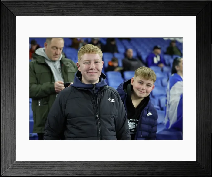 Framed Print : Brighton and Hove Albion v AS Roma Europa League - Round of 16, leg 2 of 2 14MAR24