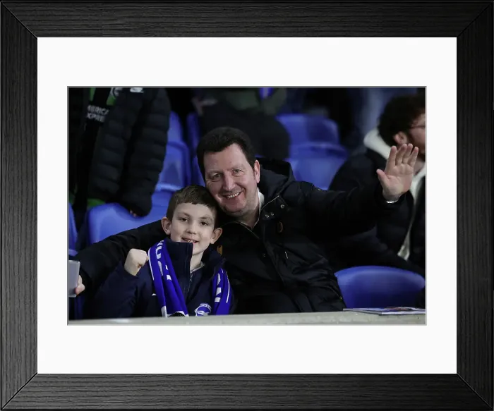 Framed Print : Brighton and Hove Albion v AS Roma Europa League - Round of 16, leg 2 of 2 14MAR24