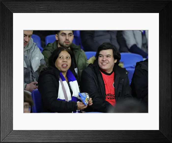 Framed Print : Brighton and Hove Albion v AS Roma Europa League - Round of 16, leg 2 of 2 14MAR24
