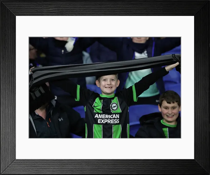 Framed Print : Brighton and Hove Albion v AS Roma Europa League - Round of 16, leg 2 of 2 14MAR24