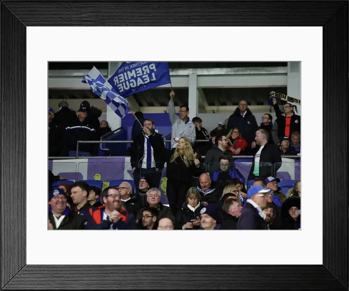 Framed Print : Brighton and Hove Albion v AS Roma Europa League - Round of 16, leg 2 of 2 14MAR24