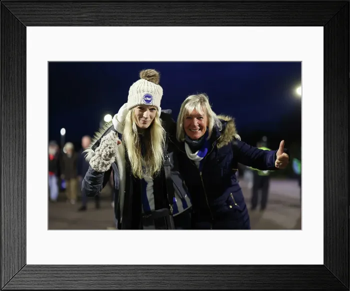 Framed Print : Brighton and Hove Albion v AS Roma Europa League - Round of 16, leg 2 of 2 14MAR24