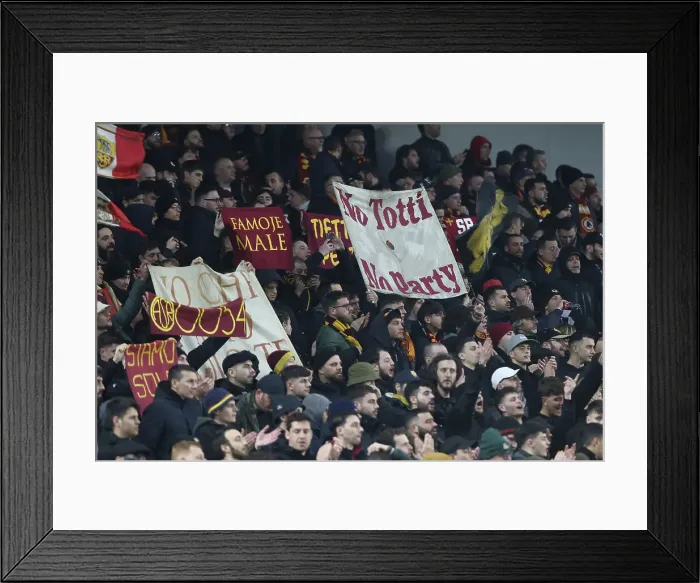 Framed Print : Brighton and Hove Albion v AS Roma Europa League - Round of 16, leg 2 of 2 14MAR24