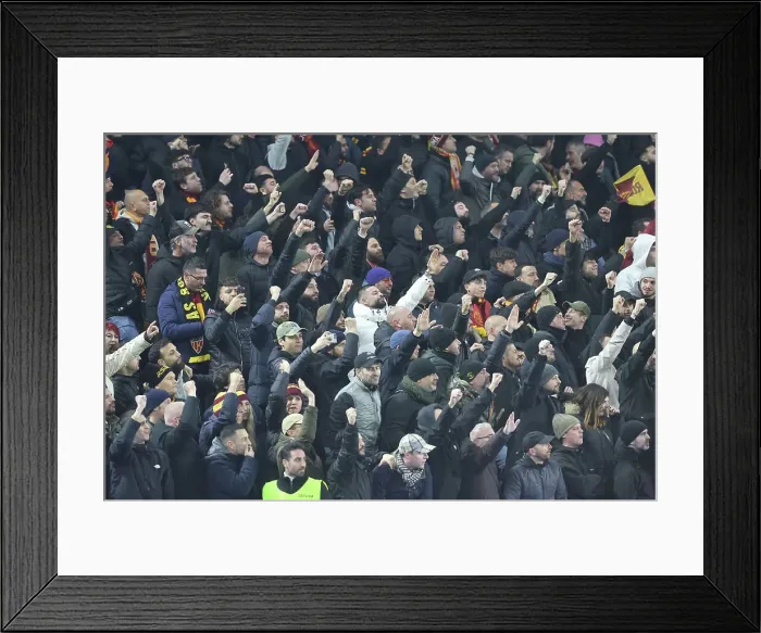 Framed Print : Brighton and Hove Albion v AS Roma Europa League - Round of 16, leg 2 of 2 14MAR24