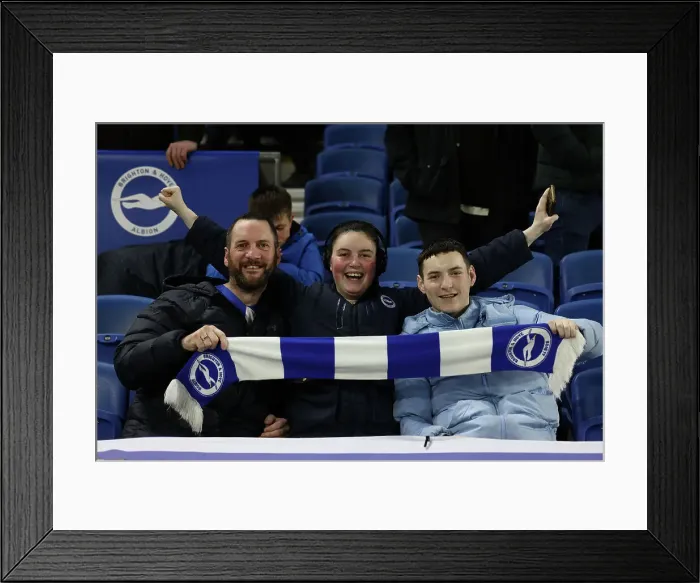 Framed Print : Brighton and Hove Albion v AS Roma Europa League - Round of 16, leg 2 of 2 14MAR24 Framed Print : Brighton and Hove Albion v AS Roma Europa League - Round of 16, leg 2 of 2 14MAR24