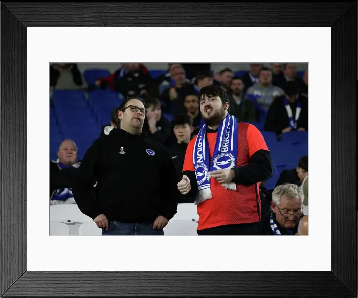 Framed Print : Brighton and Hove Albion v AS Roma Europa League - Round of 16, leg 2 of 2 14MAR24 Framed Print : Brighton and Hove Albion v AS Roma Europa League - Round of 16, leg 2 of 2 14MAR24