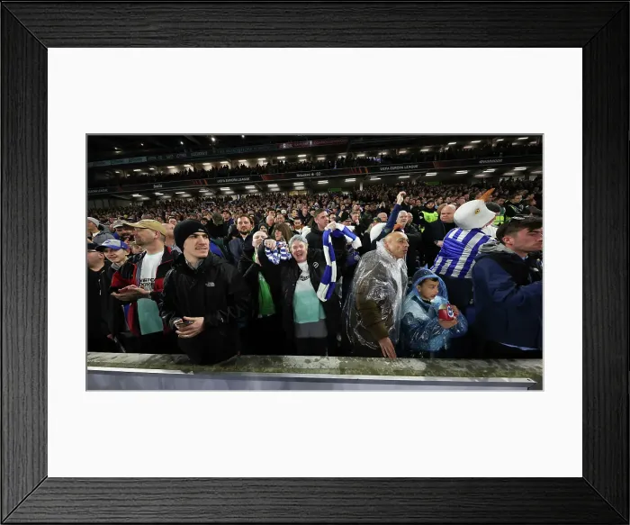 Framed Print : Brighton and Hove Albion v AS Roma Europa League - Round of 16, leg 2 of 2 14MAR24 Framed Print : Brighton and Hove Albion v AS Roma Europa League - Round of 16, leg 2 of 2 14MAR24