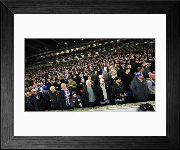 Framed Print : Brighton and Hove Albion v AS Roma Europa League - Round of 16, leg 2 of 2 14MAR24 Framed Print : Brighton and Hove Albion v AS Roma Europa League - Round of 16, leg 2 of 2 14MAR24