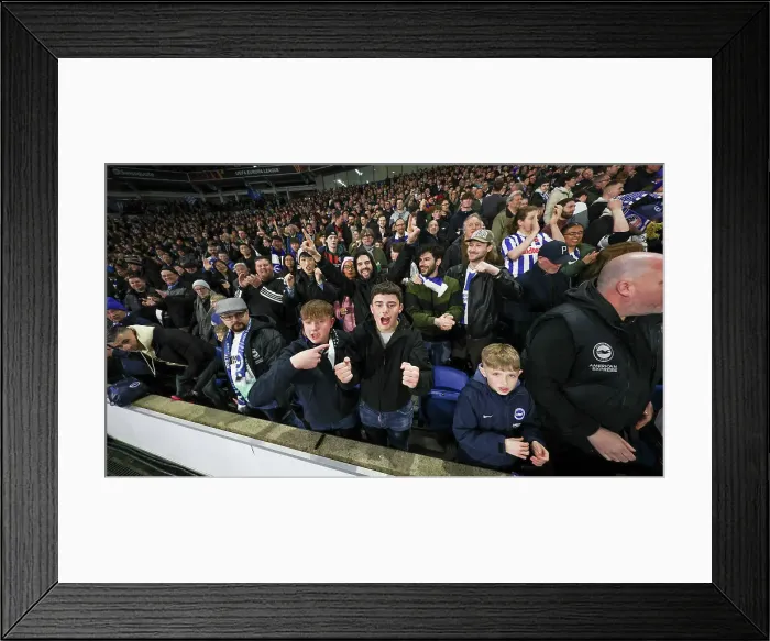 Framed Print : Brighton and Hove Albion v AS Roma Europa League - Round of 16, leg 2 of 2 14MAR24 Framed Print : Brighton and Hove Albion v AS Roma Europa League - Round of 16, leg 2 of 2 14MAR24