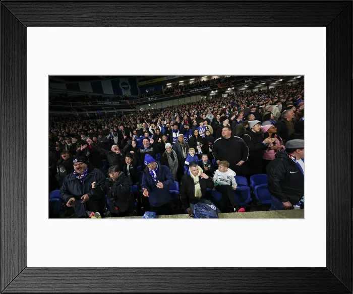 Framed Print : Brighton and Hove Albion v AS Roma Europa League - Round of 16, leg 2 of 2 14MAR24 Framed Print : Brighton and Hove Albion v AS Roma Europa League - Round of 16, leg 2 of 2 14MAR24