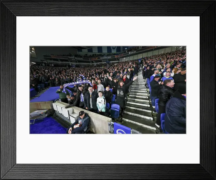 Framed Print : Brighton and Hove Albion v AS Roma Europa League - Round of 16, leg 2 of 2 14MAR24 Framed Print : Brighton and Hove Albion v AS Roma Europa League - Round of 16, leg 2 of 2 14MAR24