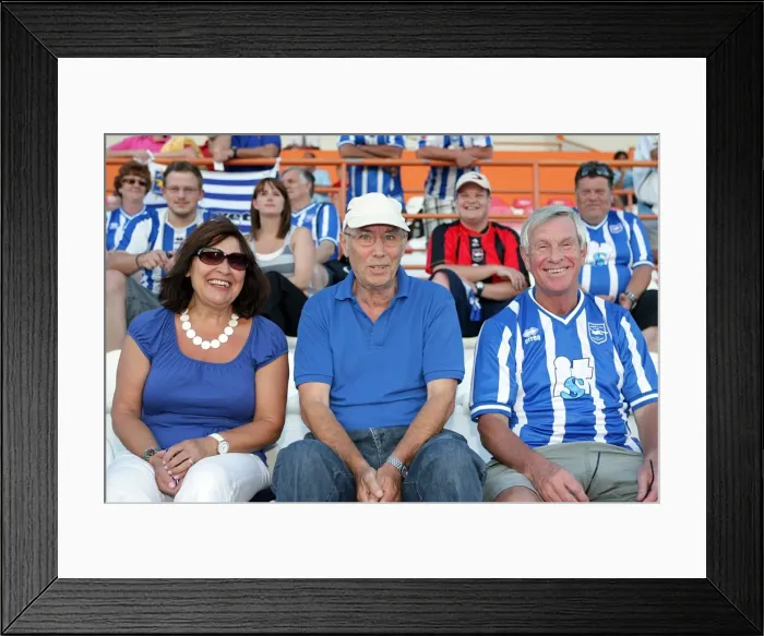 Framed Print : Thrilling Crowd Scenes: Brighton & Hove Albion vs Sunderland in Portugal (Withdean Era), 2010 Framed Print : Thrilling Crowd Scenes: Brighton & Hove Albion vs Sunderland in Portugal (Withdean Era), 2010