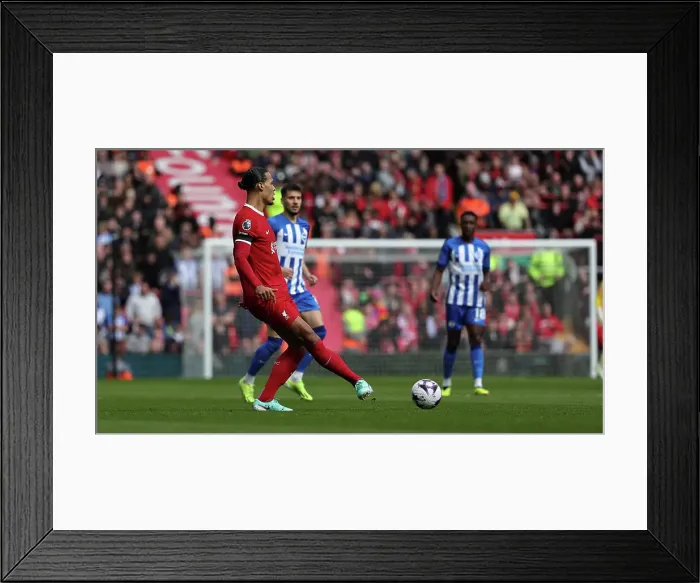 Framed Print : Liverpool v Brighton and Hove Albion Premier League 31MAR24 Framed Print : Liverpool v Brighton and Hove Albion Premier League 31MAR24