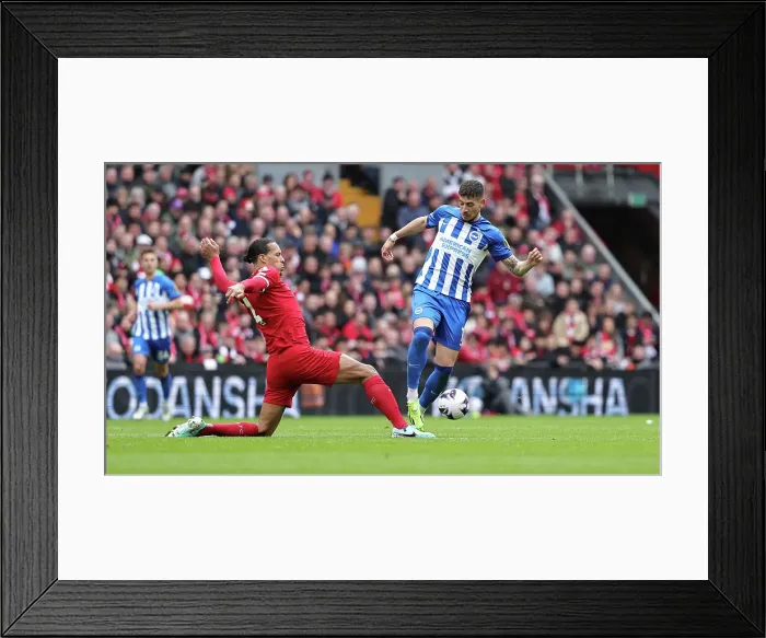 Framed Print : Liverpool v Brighton and Hove Albion Premier League 31MAR24 Framed Print : Liverpool v Brighton and Hove Albion Premier League 31MAR24