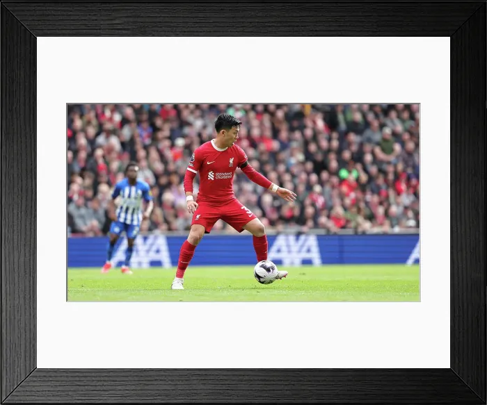 Framed Print : Liverpool v Brighton and Hove Albion Premier League 31MAR24