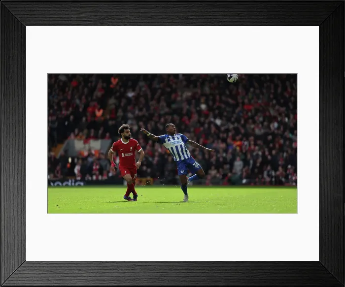 Framed Print : Liverpool v Brighton and Hove Albion Premier League 31MAR24 Framed Print : Liverpool v Brighton and Hove Albion Premier League 31MAR24